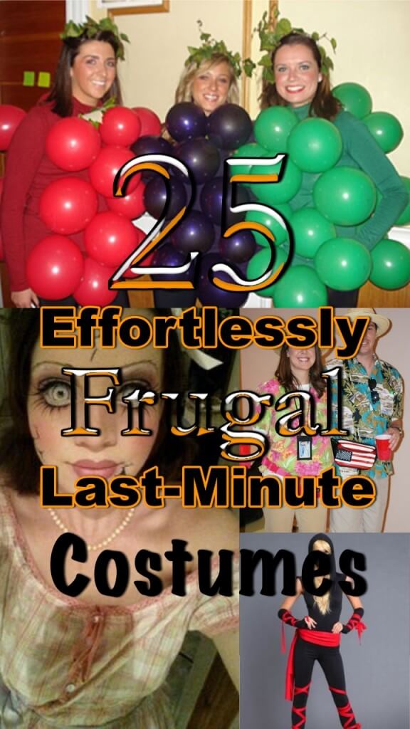 25 Effortlessly Frugal Last Minute Halloween Costumes | Young Finances